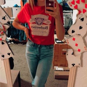 Budweiser Cropped Tee